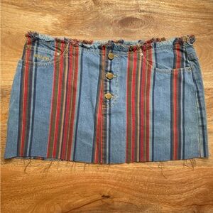 Ralph Lauren Striped Mini Skirt